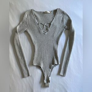 Knit Long Sleeve Bodysuit